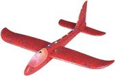 Moses Zweefvliegtuig Met Verlichting Junior 47 Cm Foam Rood