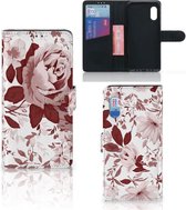 Bookcase Geschikt voor Samsung Xcover Pro GSM Hoesje Watercolor Flowers