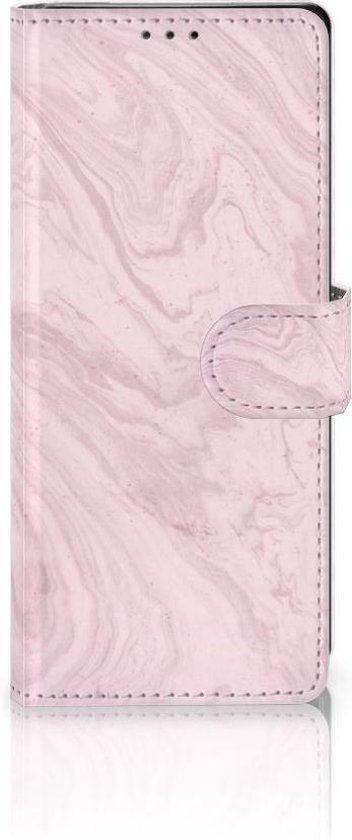 Boekhoesje voor Sony Xperia 10 II Bookcase Marble Pink - Origineel Cadeau Vriendin