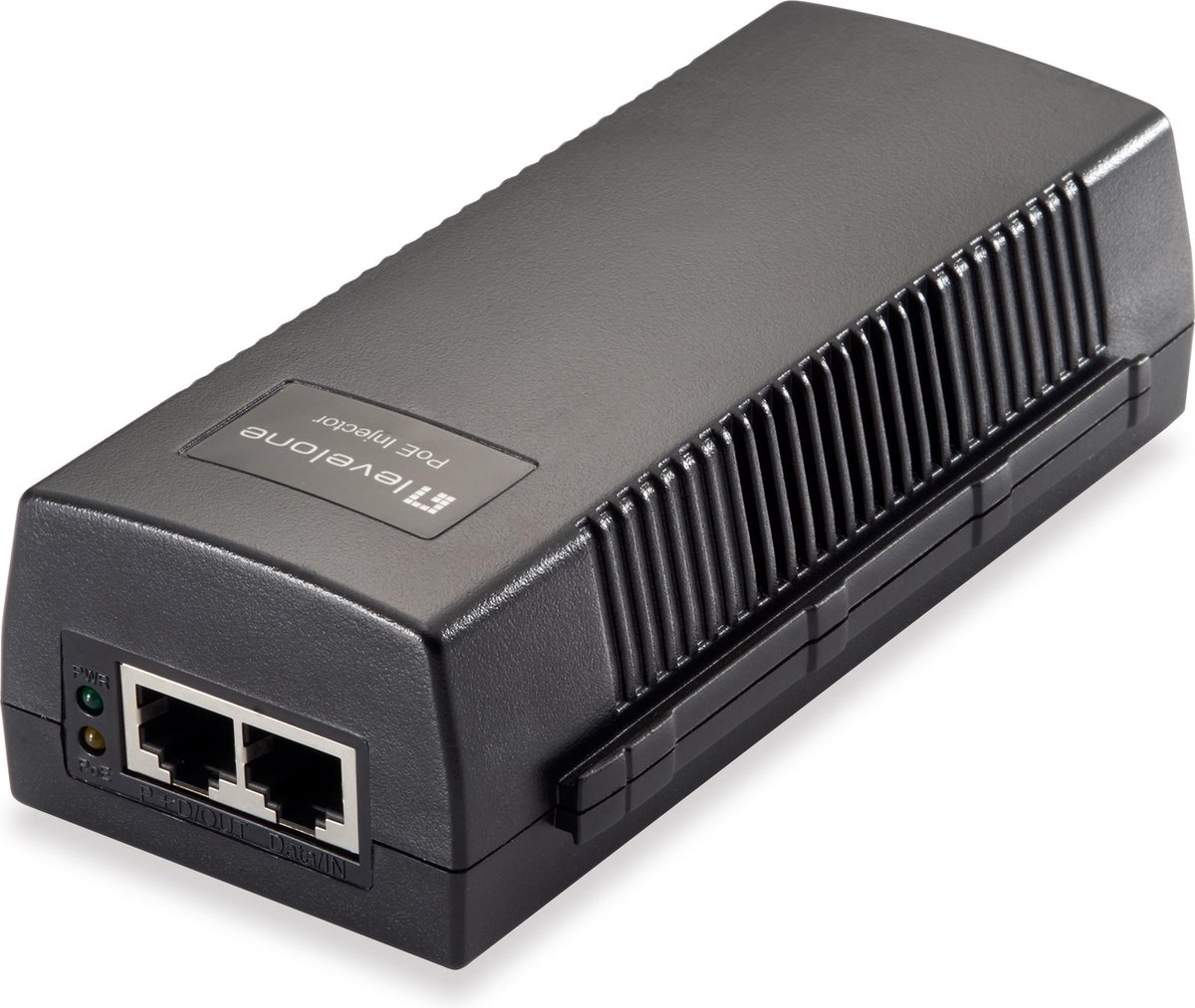 LevelOne POI-3010 PoE adapter & injector Fast Ethernet, Gigabit Ethernet 52 V