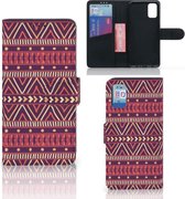 GSM Hoesje Geschikt voor Samsung Galaxy A41 Bookcase Aztec Purple