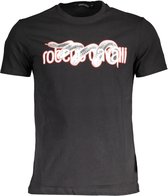 Roberto Cavalli T-shirt Zwart XL Heren