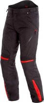 Dainese Tempest 2 D-Dry Black Black Tour Red Textile Motorcycle Pants 56
