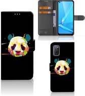 Telefoontas OPPO A72 | OPPO A52 Hoesje ontwerpen Panda Color Sinterklaas Cadeautje