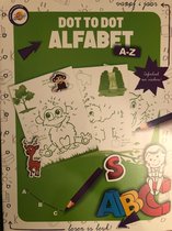 Leren Spelenderwijs het alfabet met letters kijken leuk alfabet boek met stickers en achterin het boek de oplossingen