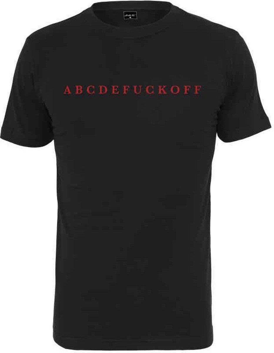 Mister Tee ABC Heren T-shirt XS Zwart
