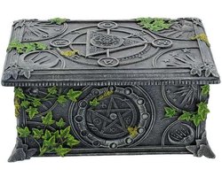 Nemesis Now Wiccan Pentagram Tarot Box Unisex Decoratieve Artikelen - Neutraal - Standard