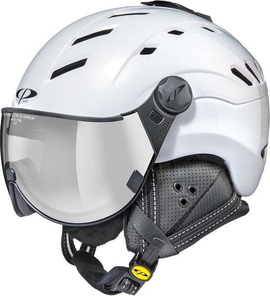 Vind skihelm met vizier 57 op - maart 2026