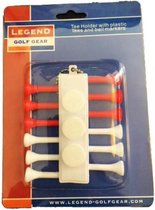 Legend Tee Holder With Plastic Tees And Ball markers