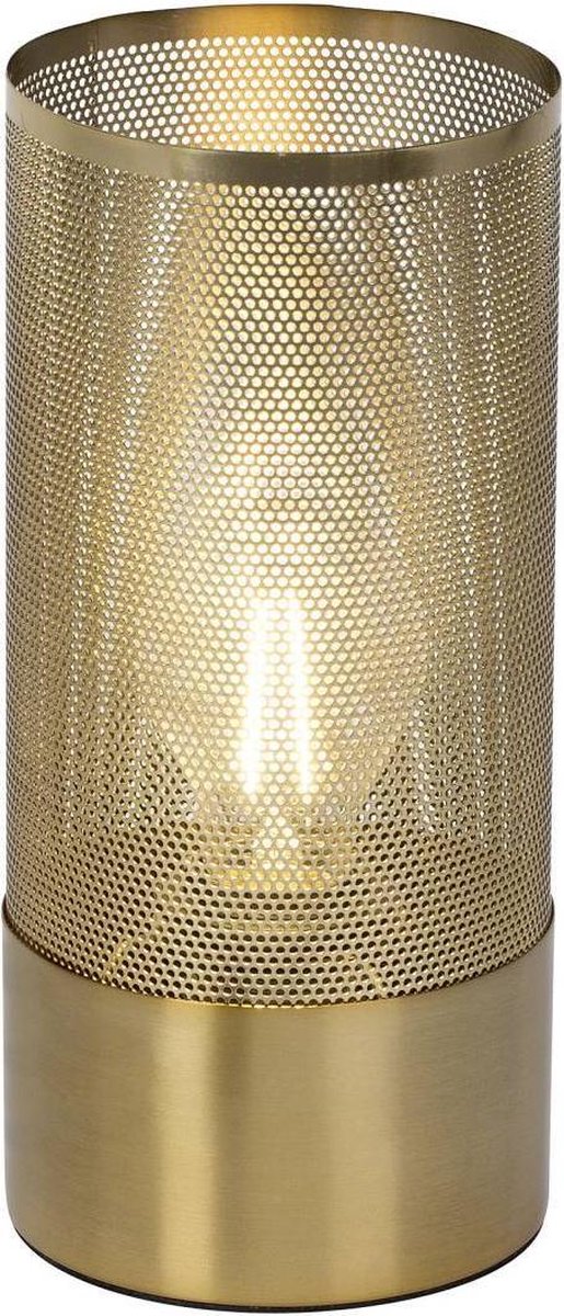 BRILLIANT Lampe De Table Beth Café / Verre Fumé 1x A60, E27, 60W, Lampes Normales Gf Non Spécifiées. Avec Interrupteur à Cordon Convient Aux Lampes LED