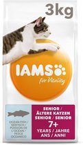 IAMS Senior Zeevis kattenvoer 3 kg - Merken