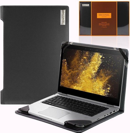 Bol Com Broonel Profile Series Zwarte Luxe Laptoptas Laptophoes Voor De Dell Latitude 13