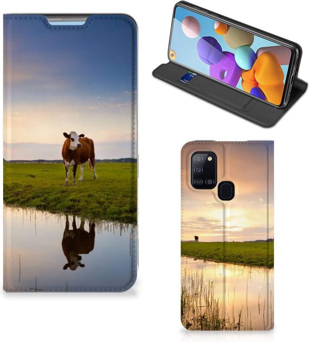 Samsung Galaxy A21s Hoesje maken Koe