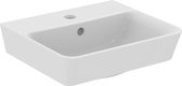 Lave-main Cube, 400x350x160 mm avec un trou pour mitigeur, blanc