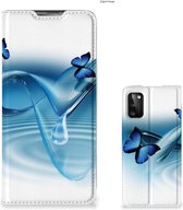 Telefoonhoesje Portemonnee Samsung Galaxy A41 Smart Cover Vlinders
