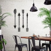 Metalen wanddecoratie Arrows