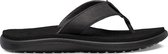 Teva Slippers W Voya Flip Leather Zwart Maat:39