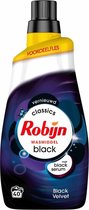 6x Robijn Klein & Krachtig Wasmiddel Black Velvet 1,4 liter