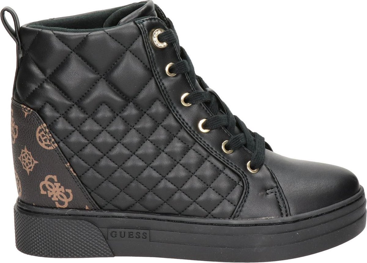 GUESS Fase Dames Sneakers - Bruin/Ocra - Maat 40 | bol.com