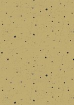 Kerst kraft papier Stars are Shining- Breedte 60 cm - 250m lang