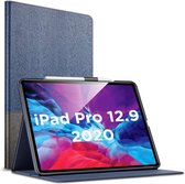 Fold Case ESR | Apple iPad Pro 12.9 (2020) Simplicity Holder Case - Denim Blauw