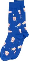 Alfredo Gonzales Sokken Popcorn Socks Blauw Maat:S (38-41)