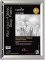 Seco kliklijst - A1 - zilver aluminium - 25mm frame - anti-reflecterend PVC - SE-AM-A1SV