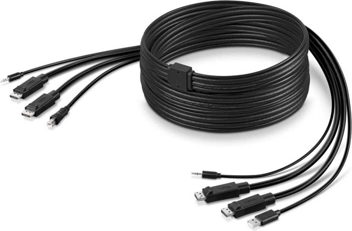 Belkin-Câble 1.8 m Noir DisplayPort+US