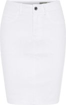 Vmhot Nine Hw Dnm Pencil Skirt Noos 10193076 Bright White