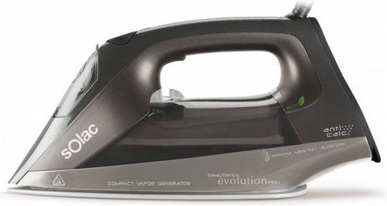 Solac CVG9508 strijkijzer Droog- & stoomstrijkijzer 2400 W Zwart