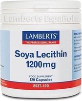 Lamberts Soya Lecithin 1200 mg - 120 Capsules - Voedingssupplement
