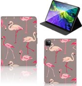 Mobiel Case iPad Pro 11 (2020) Cover met Standaard Flamingo