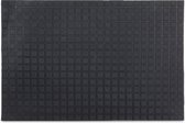 Relaxdays deurmat rubber - mat 60x40 - rechthoekige schooonloopmat - antislip - voetmat