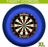 Dartbord Verlichting Voordeelpakket Super Deluxe + Dual Core + Dartbordverlichting Deluxe XL(Blauw)