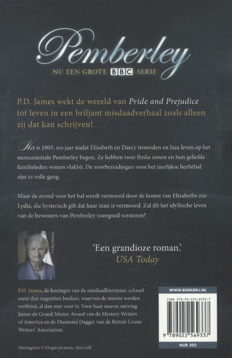 Pemberley - back cover