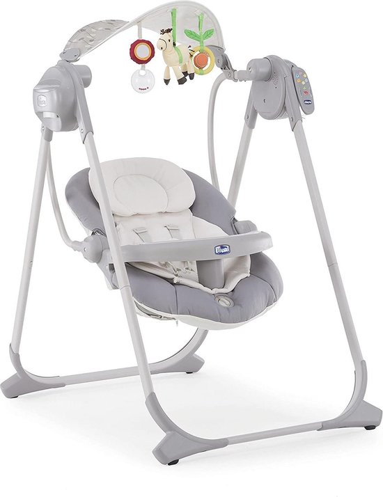 Chicco Polly Swing Up schommelstoel - Silver - Chicco