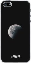 iPhone SE (2016) Hoesje Transparant TPU Case - Moon Night #ffffff
