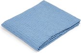 Ledikantdeken - Wafel - Fine Home - 120x150cm - Blauw