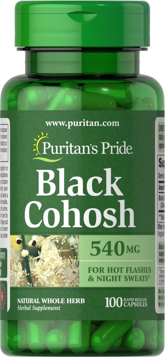 Bol Com Puritan S Pride Black Cohosh 540 Mg