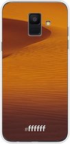 Samsung Galaxy A6 (2018) Hoesje Transparant TPU Case - Sand Dunes #ffffff