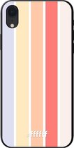iPhone Xr Hoesje TPU Case - Vertical Pastel Party #ffffff