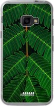 Samsung Galaxy Xcover 4 Hoesje Transparant TPU Case - Symmetric Plants #ffffff