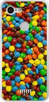 Google Pixel 3 Hoesje Transparant TPU Case - Chocolate Festival #ffffff
