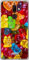 Nokia 7 Plus Hoesje Transparant TPU Case - Gummy Bears #ffffff