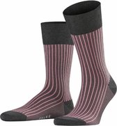 FALKE Oxford Stripe Sokken Heren 13379 - Grijs 3095 anthracite mel. Heren - 41-42