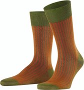 FALKE Oxford Stripe Sokken Heren 13379 - Groen 7657 forest Heren - 41-42