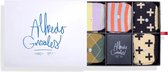 Alfredo Gonzales Socks & Stripes 5-Pack Kids Giftbox | Maat 35/37