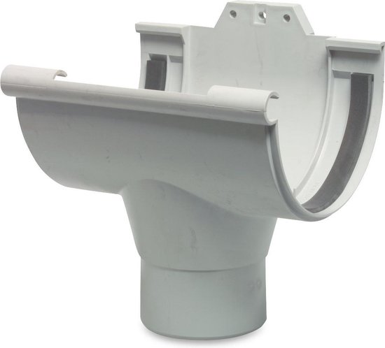 Nicoll Uitloopstuk PVC-U 115 mm x 80 mm manchet x verjonging grijs type ...