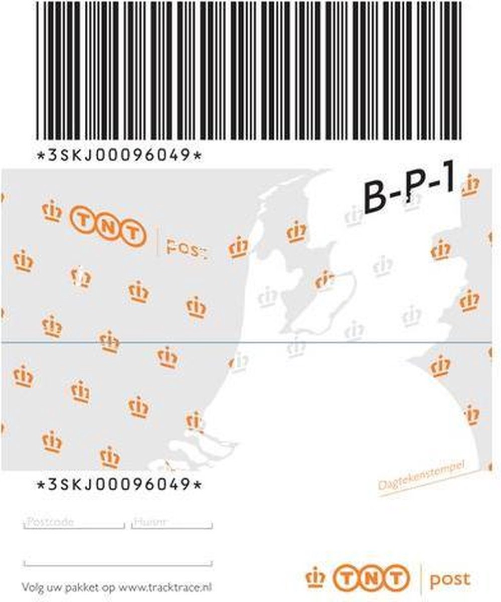PostNL Pakketzegel Basis Pakket tot 10 Kilo, Zelfklevend, Wit (set 5 stuks)  | bol.com