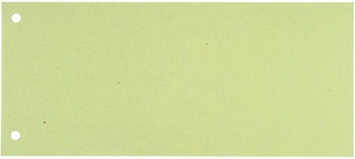 Staples Scheidingsstrook 105 x 240 mm, groen (pak 100 stuks)
